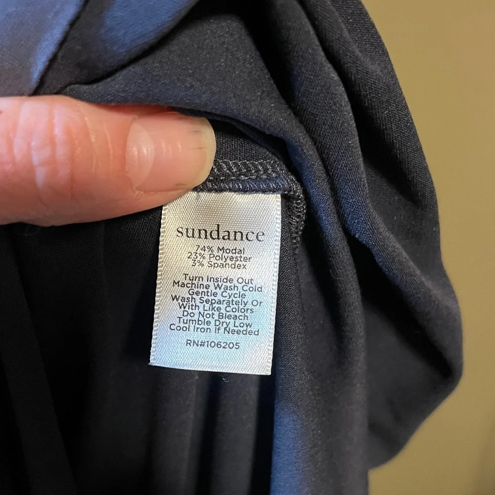 Sundance Classic Blue V-Neck Midi Dress - Picture 3 of 11